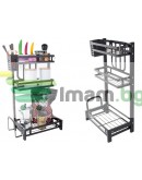 Кухненска етажерка органайзер за подправки и аксесоари 3 нива